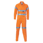 Hi Vis Cool-Breeze Cotton Coverall with 3M R/Tape