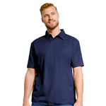 Mens Micro Waffle Polo