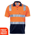 Cotton Back Two Tone Polo Shirt with CSR Tape